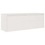 vidaXL Meubles TV 6 Pièces Blanc Bois massif de pin