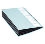 Trieur Rigide Ordonator Dos Extensible 7 Compartiments Noir - Couleurs Assorties - X 6 - Exacompta