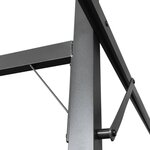 vidaXL Pergola avec toit rétractable anthracite 295x292x230 cm