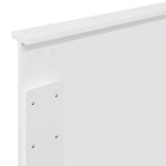 vidaXL Tête de lit Blanc Brillant 90 cm Bois d'ingénierie