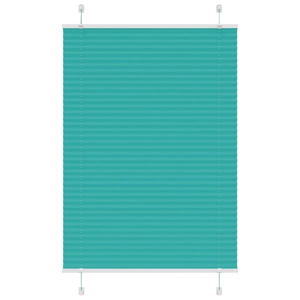 vidaXL Store plissé vert pétrole 95x150 cm largeur du tissu 94 4 cm