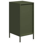 vidaXL Buffet vert olive 35x39x73 5 cm acier laminé à froid