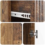 vidaXL Buffet Bois ancien 66 x 34 5 x 90 cm Bois d'ingénierie