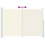 vidaXL Auvent latéral rétractable de patio 200x300 cm Crème