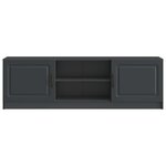 vidaXL Meuble TV Noir 150 x 31 x 47 cm Bois d'ingénierie