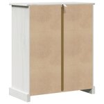 vidaXL Cabinet de salle de bain avec stockage Blanc 68 x 34 x 80 cm