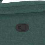 vidaXL Fauteuil inclinable Vert foncé Tissu