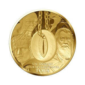 Le Seigneur des Anneaux Monnaie de 200€ Or Haut Relief
