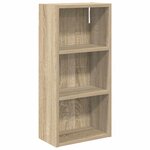 vidaXL Armoire murale de salle de bain Chêne Sonoma 30 x 16 x 62 5 cm
