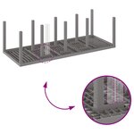 vidaXL Ensemble de Salle à Manger d'Extérieur 9 Pièces Blanc