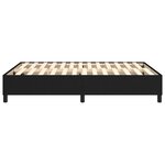 vidaXL Cadre de lit Noir 140x190 cm Tissu
