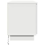 vidaXL Meuble TV Blanc 100 x 38 x 49 cm Bois d'ingénierie