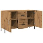 vidaXL Buffet chêne artisanal 100x36x60 cm bois d'ingénierie