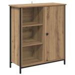 vidaXL Buffet Chêne artisanal 70 x 30 x 80 cm Bois d'ingénierie