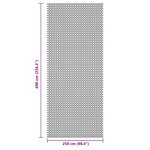 vidaXL Tapis de sol de camping vert 6x2 5 m