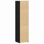vidaXL Haut de meuble en chêne noir 45x42.5x185 cm Bois d'ingénierie