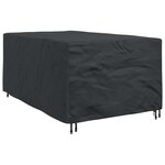 vidaXL Housse pour meubles Uni Noir 143 x 225 x 90 cm 420D