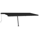 vidaXL Auvent automatique sur pied 600x300 cm Anthracite