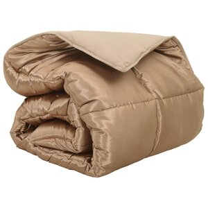 vidaXL Duvet d'hiver 155 x 220 cm 450 g/m² Doré
