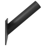 Support de drapeau vidaXL pour 1 drapeau mural en acier noir