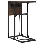 vidaXL Table de chevet Chêne marron 41.5 x 26 x 60.5 cm