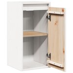 vidaXL Armoire murale Blanc 30x30x60 cm Bois de pin massif