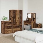 vidaXL Armoire de rangement Bois Ancien 60 x 48 x 81 cm