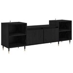 vidaXL Meuble TV Chêne noir 160 x 35 x 55 cm Bois d'ingénierie
