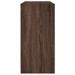 vidaXL Buffet chêne marron 102x37x75 5 cm bois d'ingénierie