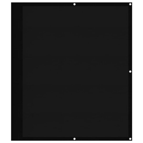 vidaXL Écran de balcon noir 120x700 cm 100  polyester oxford