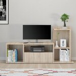 Homemania meuble tv sumatra 120x30x30/65 cm sonoma