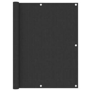 vidaXL Écran de balcon Anthracite 120x400 cm Tissu Oxford