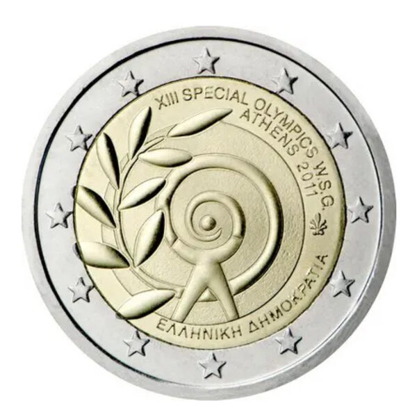 2 euros commémorative Grèce 2011 - Jeux Olympiques d'Athènes.