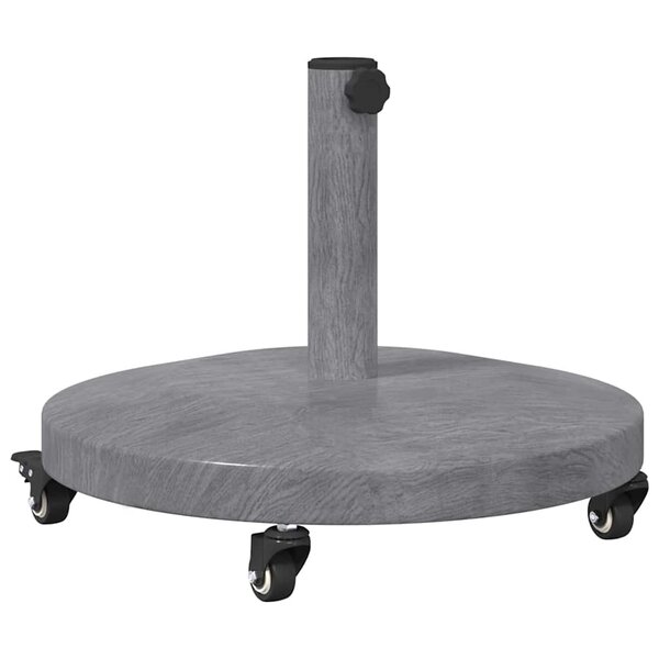 vidaXL Socles de parasol d'extérieur Bois foncé 48 x 48 x 32.5 cm