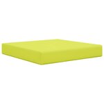 vidaXL Coussin de canapé d'extérieur Vert 60 x 60 x 8 cm Polyester