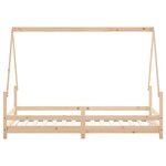 vidaXL Cadre de lit pour enfant 90x190 cm Bois de pin massif