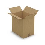 Caisse carton brune simple cannelure raja 31 5x22 5x32 cm (lot de 25)