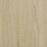 vidaXL Cadre de lit et tiroirs chêne sonoma 100x200 cm bois ingénierie