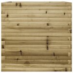 vidaXL Jardinière 70x70x68 5 cm bois de pin imprégné