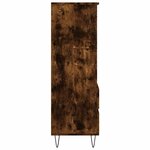vidaXL Buffet haut Chêne fumé 40x36x110 cm Bois d'ingénierie