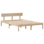 vidaXL Cadre de lit sans matelas 140x190 cm bois de pin massif