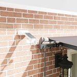 vidaXL Auvent Rétractable with Gris clair 600 × 350 cm tissu