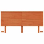 vidaXL Tête de lit cire marron 160 cm bois massif de pin