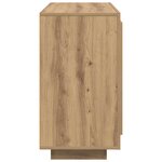 vidaXL Buffet Chêne artisanal 80 x 40 x 75 cm Bois d'ingénierie