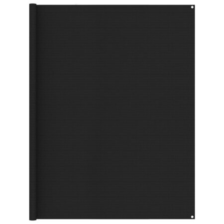 vidaXL Tapis de tente 250x300 cm Noir