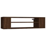 vidaXL Armoire TV suspendue Chêne marron 100x30x26 5cm Bois Ingénierie