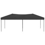 vidaXL Tente de réception pliable Anthracite 3x6 m