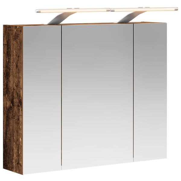vidaXL Armoire Miroir de Salle de Bain Bois ancien 60 x 14 5 x 50 cm