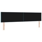 vidaXL Tête de lit Montage mural Géométrique Bleu foncé 200 cm Velours