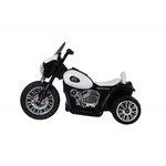 Moto de police electrique 20w pour enfants - 80l x 43l x 54 5h cm - 3 roues  marche av/ar  phares fonctionnels  bruitages moteur